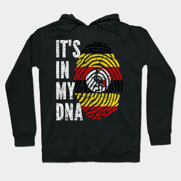 IT'S IN MY DNA Uganda Flag Men Women Kids Hoodie by simonStufios